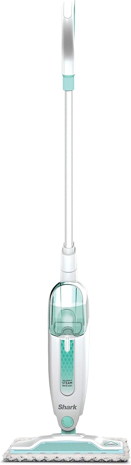 Shark S1000 Electric Floor Cleaner Mop - Renewed, Powerful Cleaning in Sleek White Design