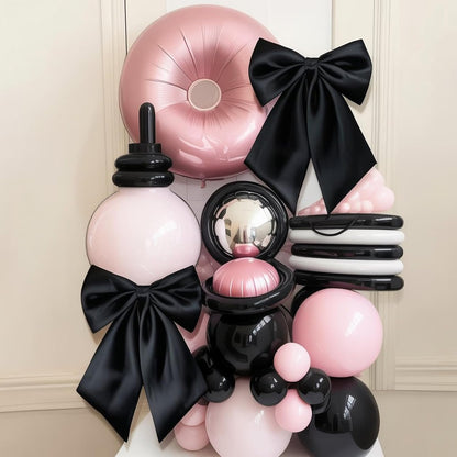 Black Bows Decor | 22x11 Inch Big Black Bows for Christmas Tree, Weddings & Showers (3 Pack)