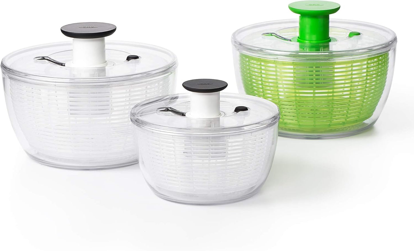 OXO Good Grips Salad Spinner - Efficient Herb & Lettuce Washer | Pack of 12 for Easy Meal Prep