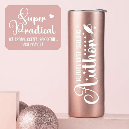 20oz Insulated Tumbler Gift for Writers – Future Author Anniversary