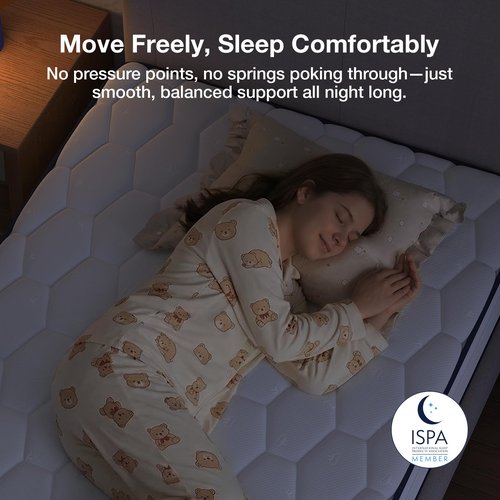 Novilla 8 inch Twin Mattress for Kids,Foam and Spring Hybrid Mattresses Twins for Comfortable Sleep,Steel Coils for Durable Support,CertiPUR-US Certified Foam,Youth/Guest Rooms,Twin Mattress in a Box