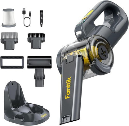 Fanttik Fold V10 Ultra Deluxe Handheld Vacuum - 17kPa Suction Power, 35 Min Runtime, Smart LED Display