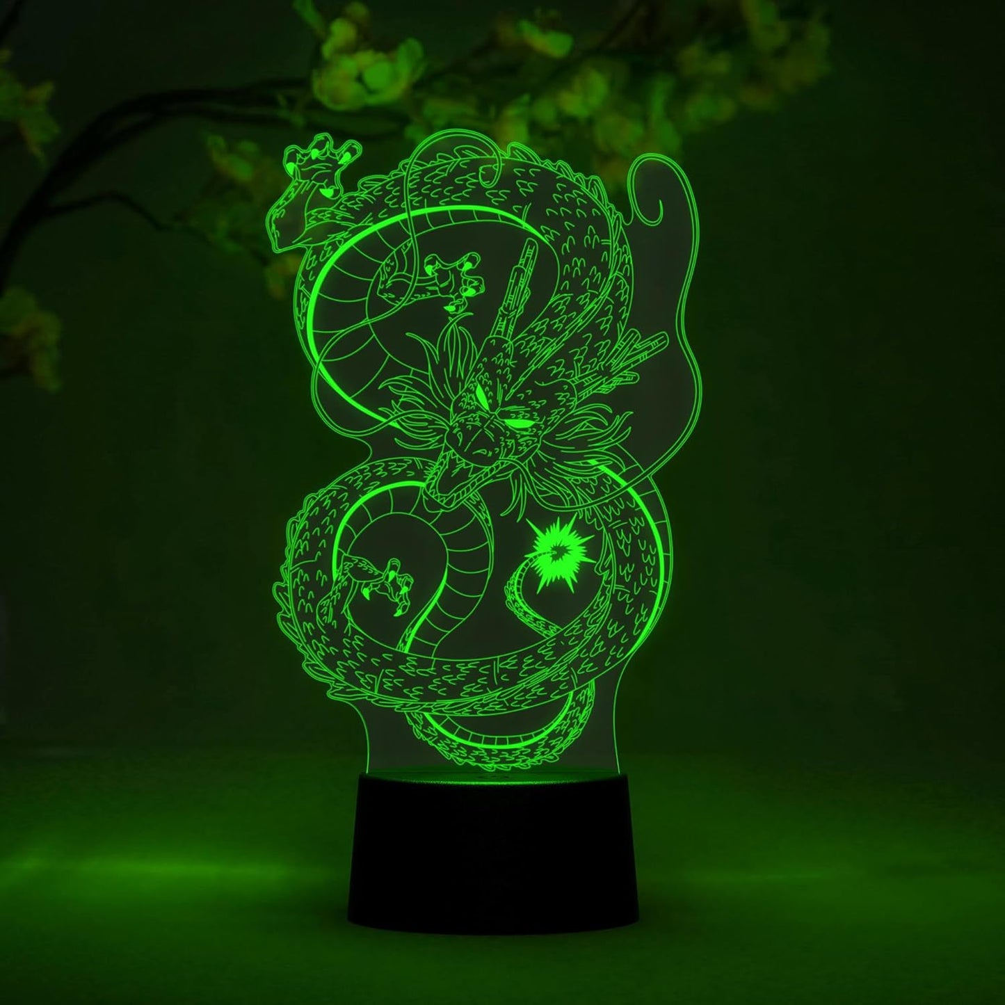 Otaku Lamps Shenron Dragon Ball Super - 16 Color RGB LED Anime Night Light | 3D Room Décor Gift
