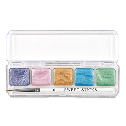 Sweet Sticks Edible Art Water-Activated Food Paint Mini Palette, Mermaid