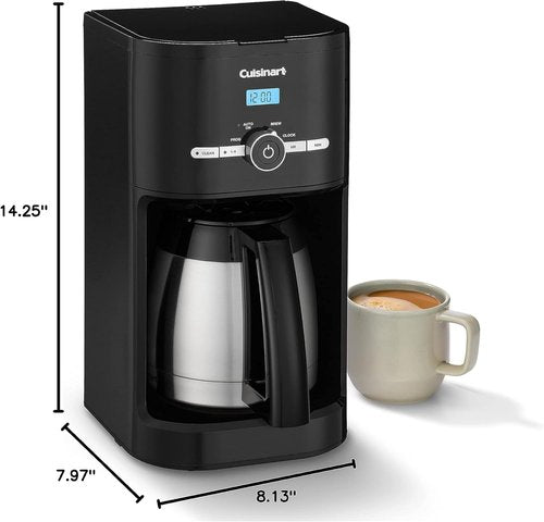 Cuisinart 10-Cup Thermal Classic™ Coffeemaker - Programmable Black Coffee Maker with Thermal Carafe