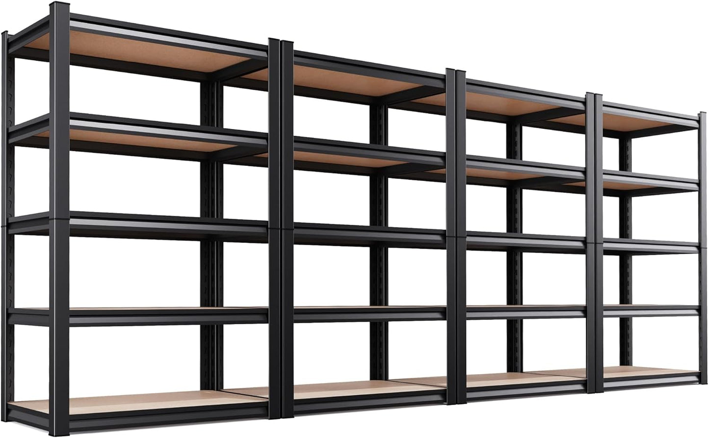 Regine Switzerland Heavy-Duty Garage Shelving Unit - 5-Tier Adjustable Metal Rack | 2050LBS Capacity, 71"H x 35"W x 16"D