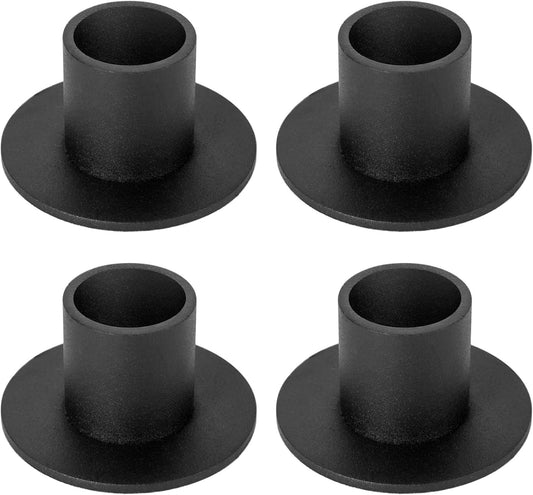 Skiennix Black Candle Holders - Retro Candlestick Set for Home Decor | Perfect for Weddings & Gifts
