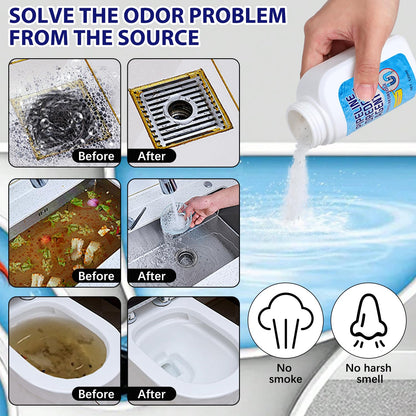 Powerful Pipe Dredging Agent,Pipeline Dredging Agent,Powerful Quick Cleaning Drain,Kitchen Sink Drains and Pipe Cleaner,for Kitchen Bathroom Toilet (1Pc)