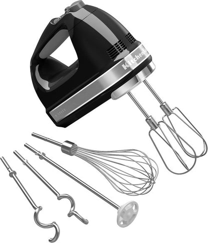 KitchenAid 9-Speed Hand Mixer - Powerful Performance in Sleek Onyx Black Finish