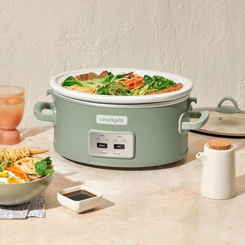 Crock-Pot 6Qt Programmable Slow Cooker - Locking Lid & Cook and Carry Design | Moonshine Green