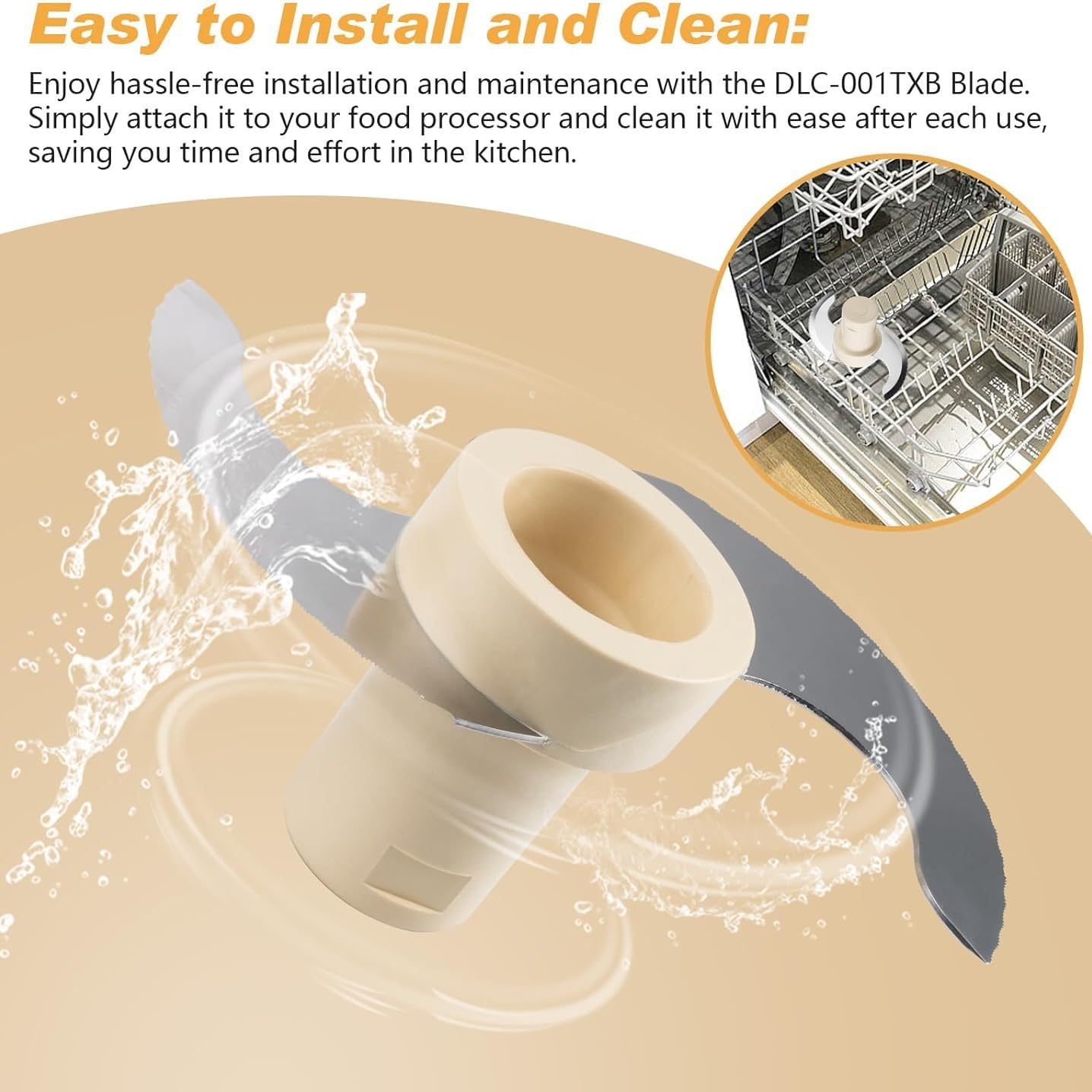 S Blades Replacement Parts Cuisinart DLC-001TXB Blender Replacement Part 14-Cup Dough Blade Fits Models DLC-2014,DFP-14BCNY,DFP-14,DFP-14BCN,DFP-14BCN,DFP-14BCNY,DFP-14BCWN,DFP-14BWN and So On