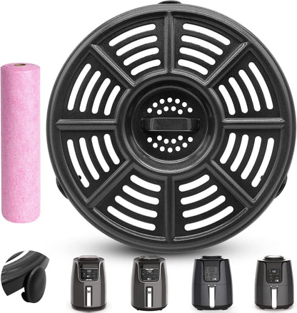 Ninja Air Fryer Accessories - 8.2'' Round Food Grade Grill Pan & Crisper Plate - Dishwasher Safe