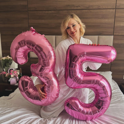 Regine Switzerland 40-Inch Pink Number 1 Balloon - Perfect First Birthday Decoration for Girls