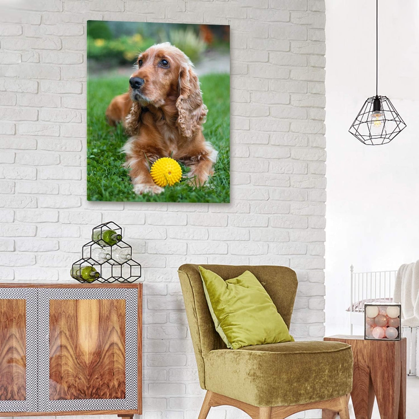 Personalized Canvas Print by [Brand Name] - Custom Photo Wall Art for Bedroom & Living Room | 11" W x 14" H