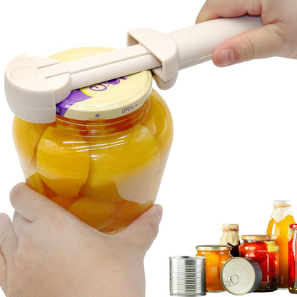 RAIN SPIRIT Multifunctional Retractable Bottle & Jar Opener - Adjustable Can & Lid Gripper for Seniors