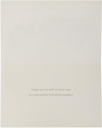 American Greetings Deluxe Christmas Cards - 14-Count Boxed Set with Envelopes | Festive Deer Design