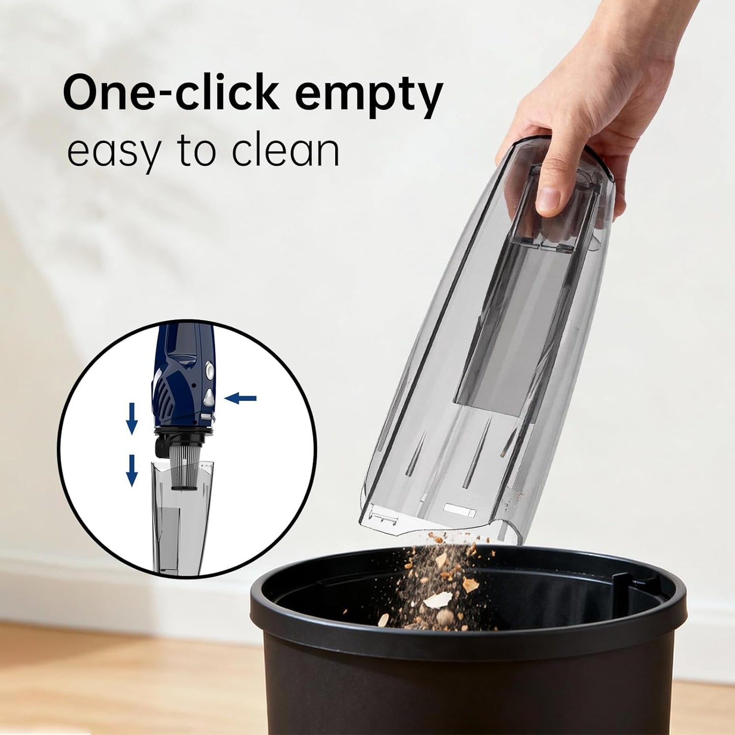 Skiennix Corded Stick Vacuum Cleaner - 3-in-1 Handheld Design with 180° Steering & 14KPA Suction for Pet Hair