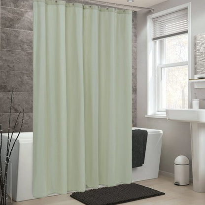 ALYVIA SPRING Extra Long Fabric Shower Curtain Liner Waterproof - 72" x 84", Soft & Lightweight XL Shower Curtain with 3 Magnets, Machine Washable - 72x84, Desert Sage