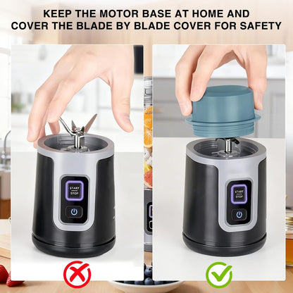 Ninja Blast Blending Vessel Cup Set - 4pcs Leakproof & BPA-Free for BC100 & BC151 Series - Blue