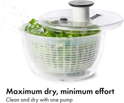 OXO Good Grips Salad Spinner - Efficient Lettuce & Herb Washer | Compact Design for Easy Use