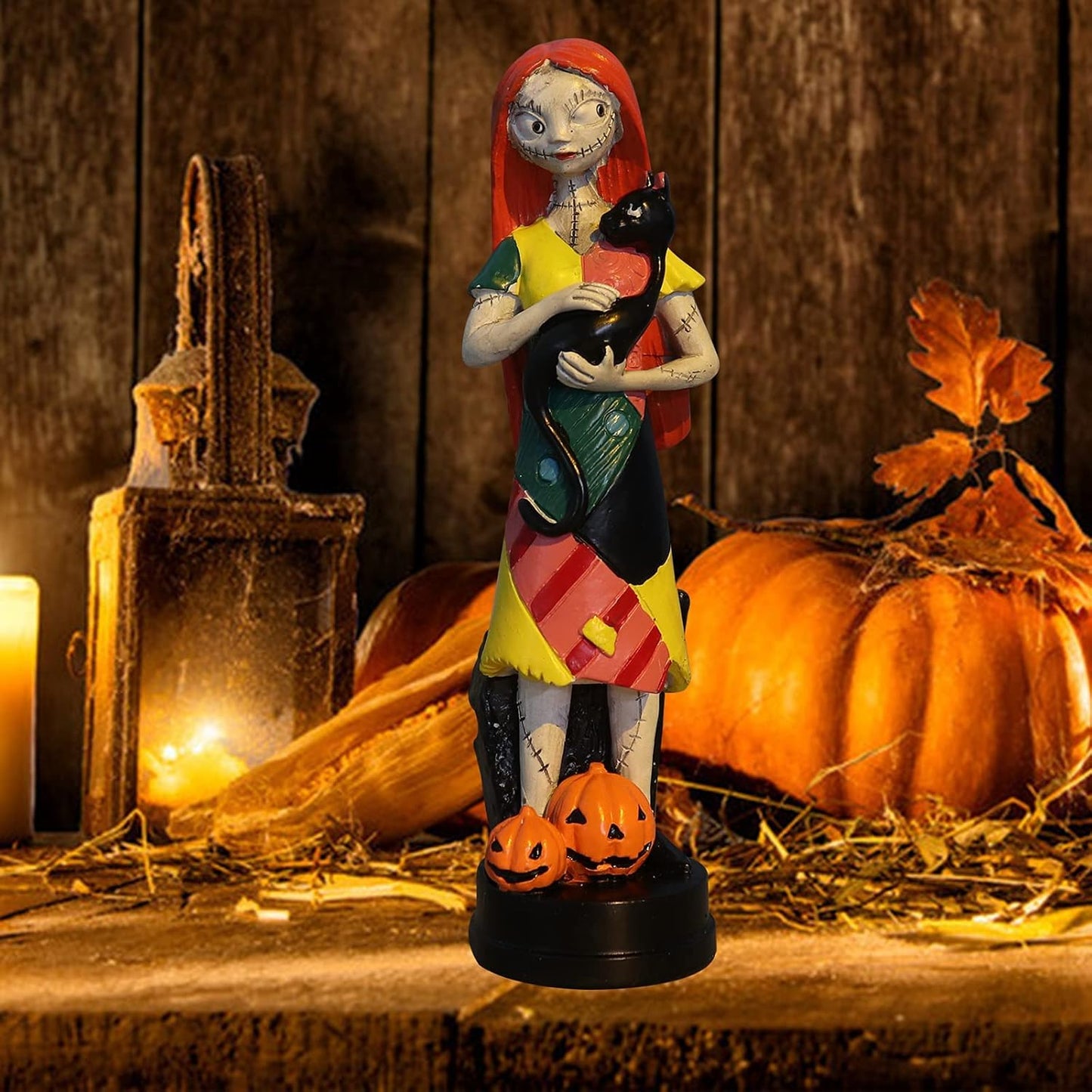 A Nightmare Before Christmas Figurines Set - Jack Skellington & Sally Halloween Statues | Home Decor Gift