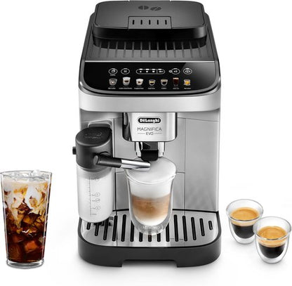 De'Longhi Magnifica Evo Automatic Espresso Machine - Built-In Grinder & Auto Milk Frother | Silver ECAM29084SB