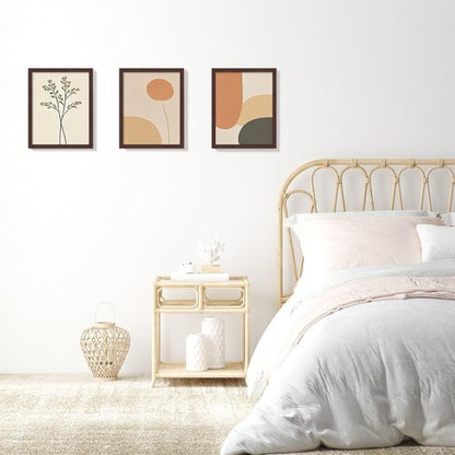 LaVie Home 8x10 Picture Frame - Classic Brown Wall Display Frame with HD Plexiglas | Vertical & Horizontal Use
