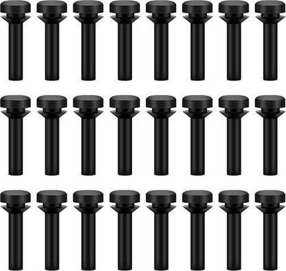 Blutoget Grate Rubber Feet - Compatible with GE Range Burner Cafe Stove Top | 24 Pack Replacement Parts
