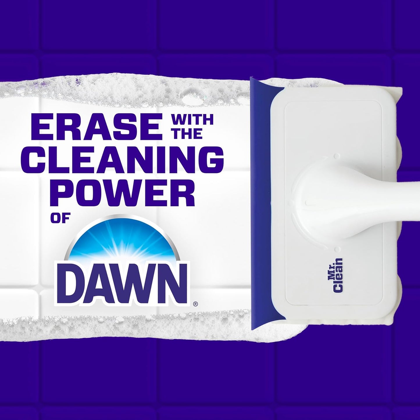 Mr. Clean Magic Eraser Bathroom Cleaner - All-in-One Shower & Tub Scrubber Kit | 2 Scrubbers & 5 Foaming Erasers