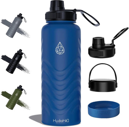 Skiennix 32oz Stainless Steel Insulated Water Bottle - 48H Cold & 24H Hot, Leak-Proof, BPA-Free | Blue
