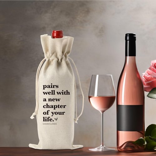 Funny New Chapter Wine Bag Card Set Coworker Leaving Gifts for Women Men Farewell Gifts for Coworkers Goodbye gifts for Friends Retirement Going Away Card for Coworker