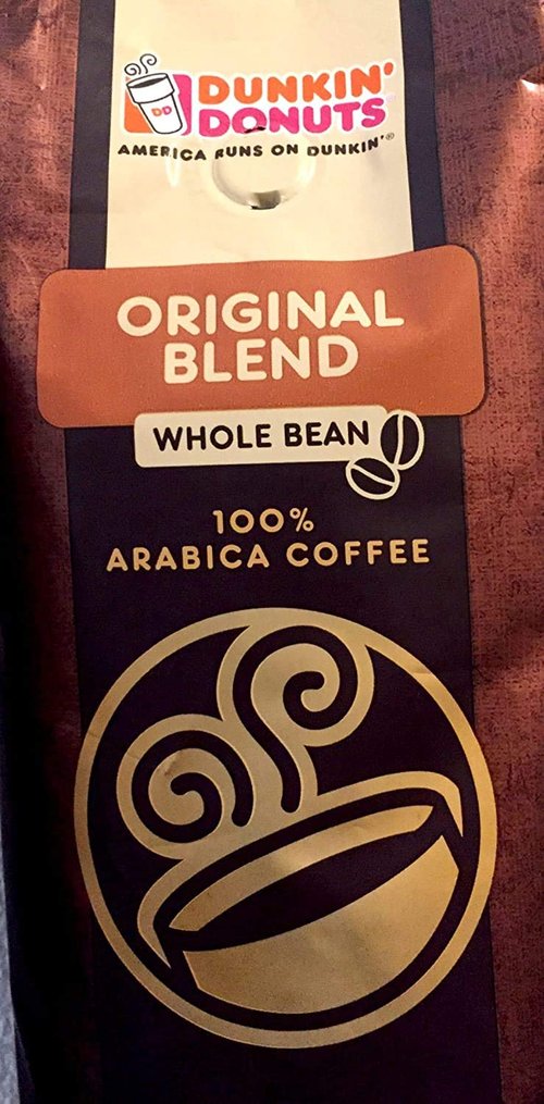 Dunkin' Donuts - Whole Bean - Original Blend - 5lb (1lb Pack of 5)