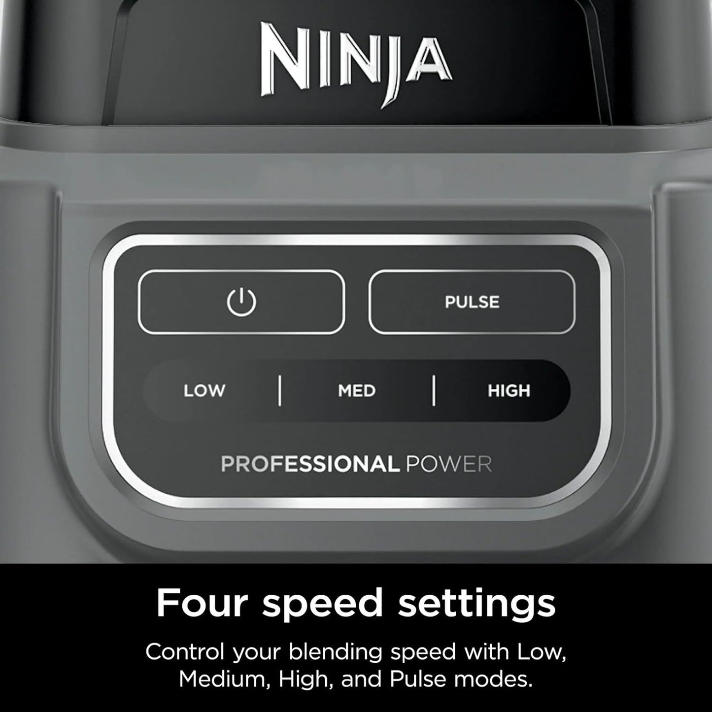 Ninja Professional Blender - 72 Oz Capacity with 1000-Watt Power & Total Crushing Technology - Black