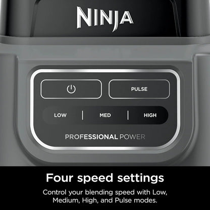 Ninja Professional Blender - 72 Oz Capacity with 1000-Watt Power & Total Crushing Technology - Black