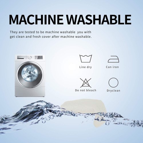 Easy-Going Recliner Chair Slipcover Reversible Sofa Cover Water Resistant Couch Cover Furniture Protector with Elastic Straps for Pets Dog (Recliner, Ivory/Ivory)