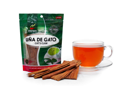 Hanan Peruvian Secrets Una De Gato Herbal Tea | 100% Natural Cat’s Claw Bark | 2.82oz / 80g | Naturally Aids in Supporting a Healthy Immune System