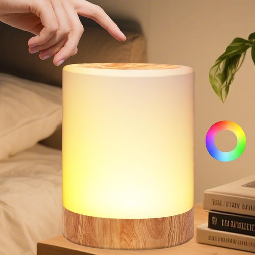 Yonito Night Light for Baby Nursery, 64 Colors Changing Touch Dimmable Night Lamp for Kids, Rechargeable Nursery Light with Timer, Portable Baby Night Light for Breastfeeding