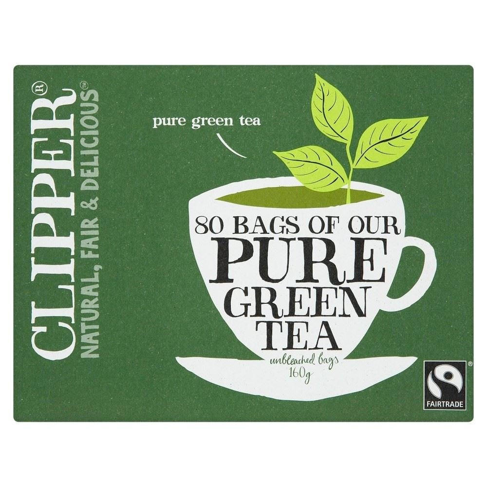 Clipper Fairtrade Pure Green Tea (80)