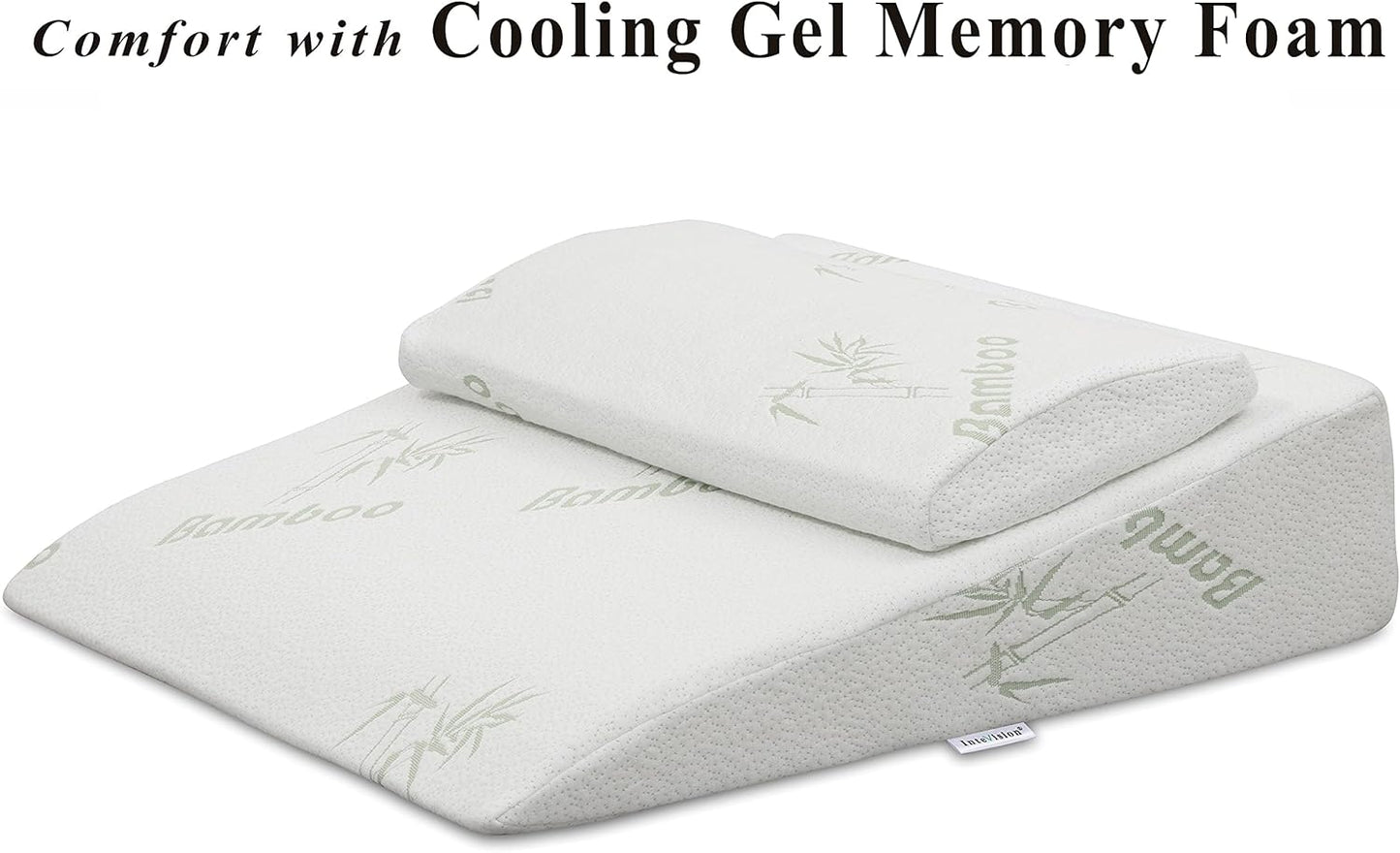 Memory Foam Top for Acid Reflux Relief | 26" x 25" x 7.5