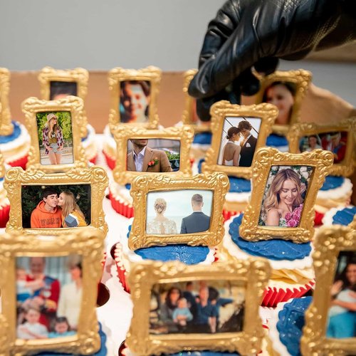 JJUNW Silicone Molds - 4 Pcs Baroque Style Photo Frame Molds for Cake Decoration & Crafts
