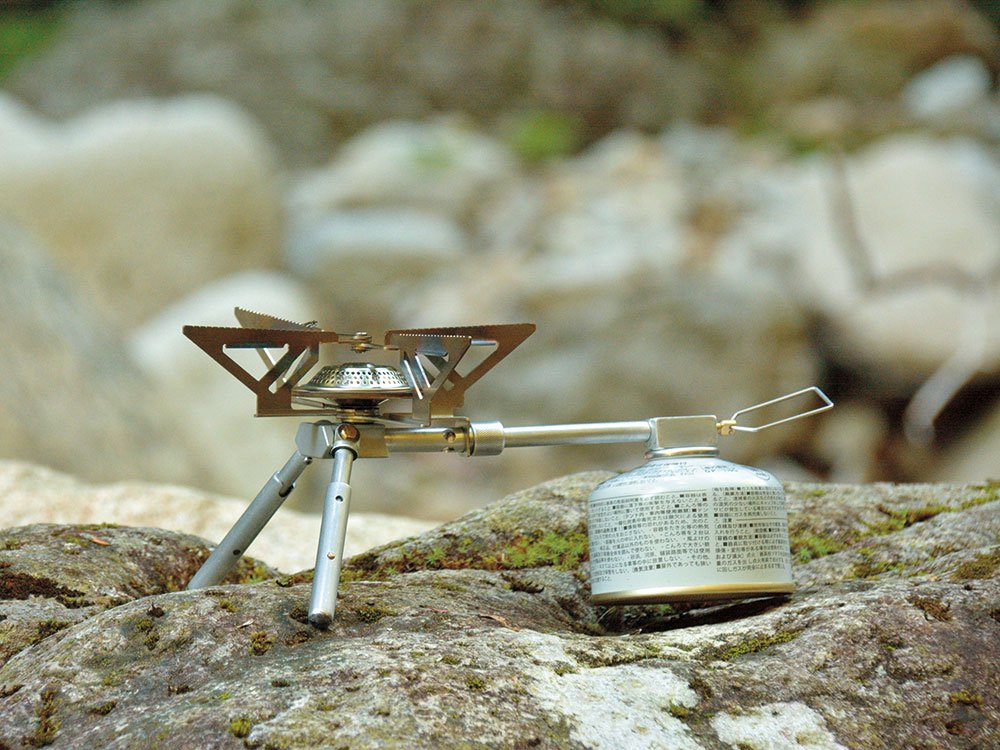Snow Peak BiPod Stove - Light and Stable Camping and Backpacking Stove