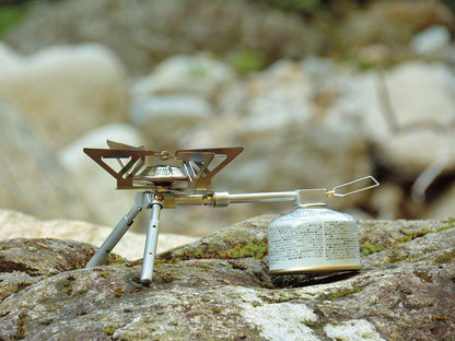 Snow Peak BiPod Stove - Light and Stable Camping and Backpacking Stove