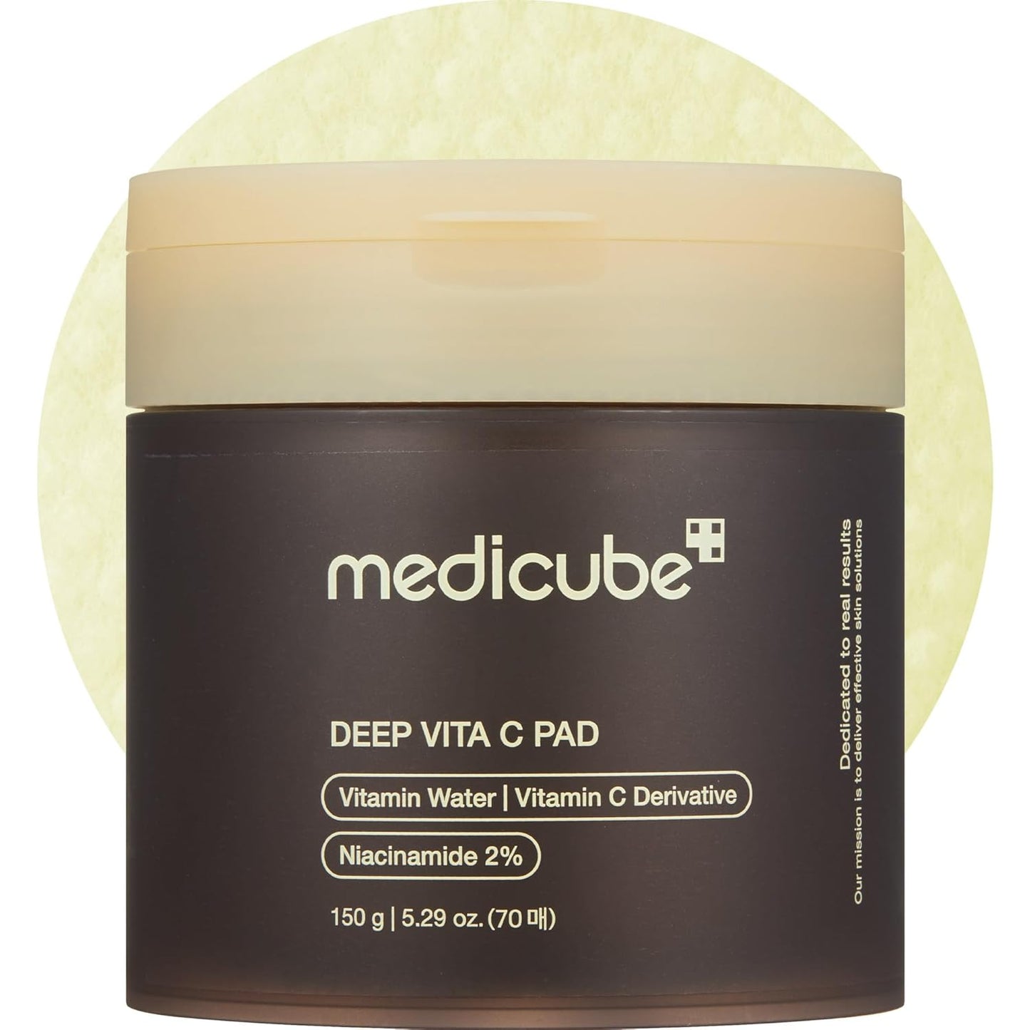 Medicube Toner Pads - Deep Vita C Facial Toner for Uneven Skin Tone & Texture | Hydrating & Resurfacing | 70 Pads