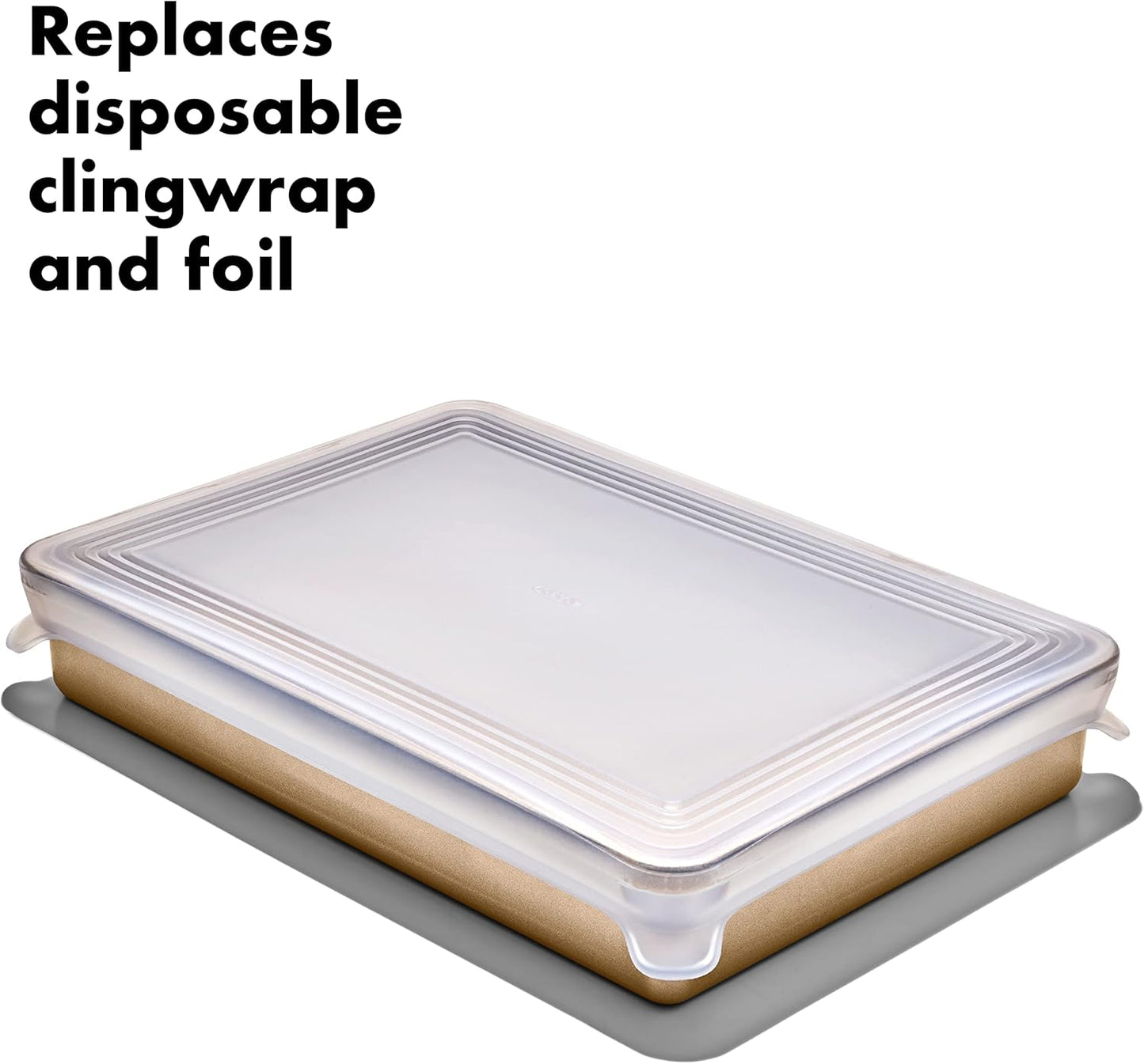 OXO Good Grips Silicone Bakeware Lid - Durable 9in x 13in Cover for Easy Baking and Storage