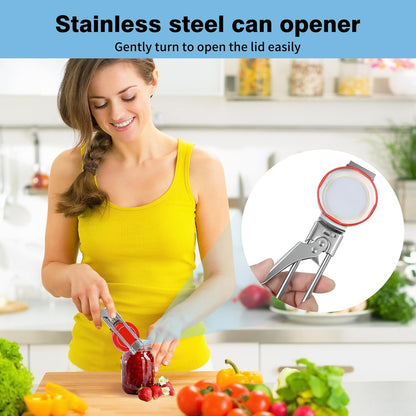 Regine Switzerland Adjustable Stainless Steel Bottle & Jar Opener - Ergonomic Gripper for Seniors