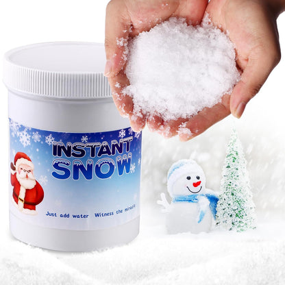 Skiennix Instant Snow Powder - Create 6-8 Gallons of Realistic Artificial Snow | Perfect for Winter Decor & Crafts