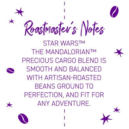 Joffrey's Coffee - Star Wars The Mandalorian - Precious Cargo Blend, Star Wars Licensed Coffee Collection, Artisan Medium Roast, Rich & Smooth Taste, Brew or French Press (Whole Bean, 11oz)