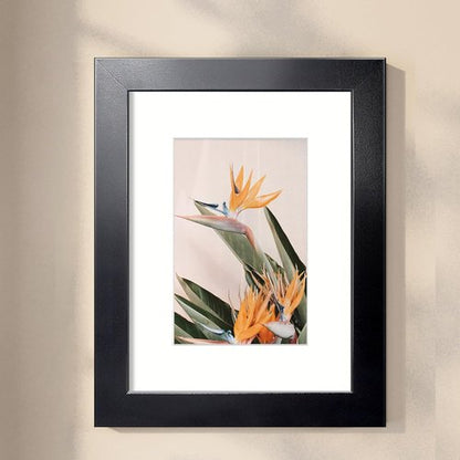 LaVie Home 8x10 Picture Frame - Sturdy Black Frame with Polished Plexiglass | Horizontal & Vertical Display