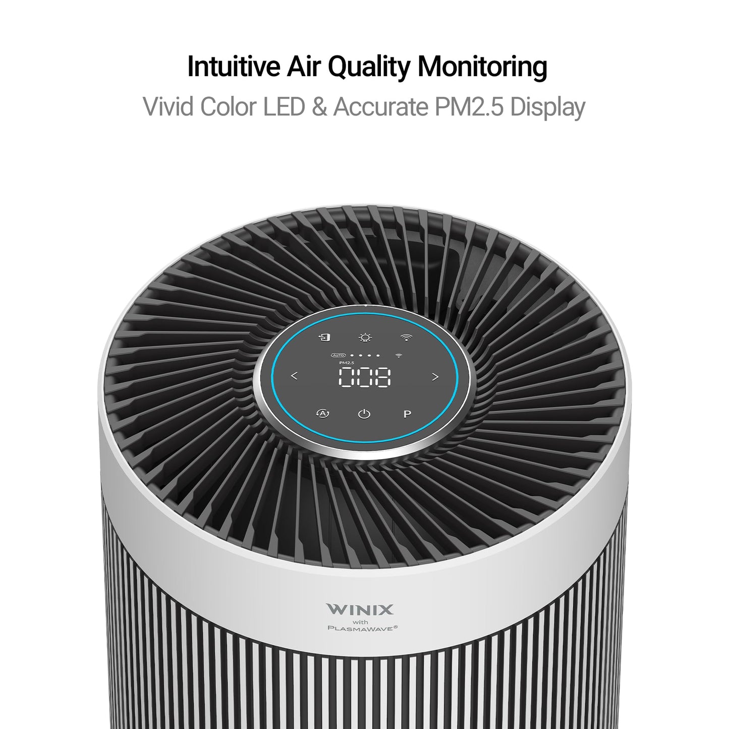 WINIX T810 Air Purifier for Home Extra Large Room Up to 1968 Ft² in 1 Hr With Smart Wi-Fi, Air Quality Monitor, True HEPA, Carbon Filter and Auto Mode, Captures Pet Allergies, Smoke, Dust