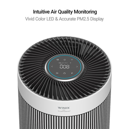 WINIX T810 Air Purifier for Home Extra Large Room Up to 1968 Ft² in 1 Hr With Smart Wi-Fi, Air Quality Monitor, True HEPA, Carbon Filter and Auto Mode, Captures Pet Allergies, Smoke, Dust